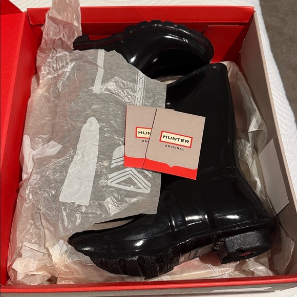 Hunter Original Short Gloss Rain Boots - EUC - Picture 11 of 14